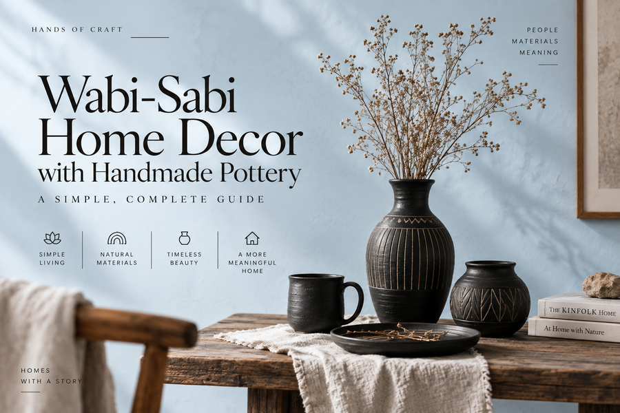 Wabi-Sabi Home Decor with Handmade Pottery: A Simple, Complete Guide
