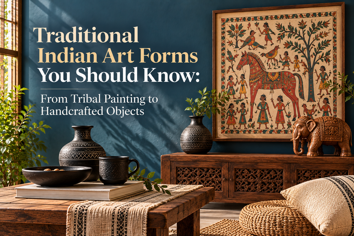 Traditional Indian Art Forms You Should Know: From Tribal Painting to Handcrafted Objects