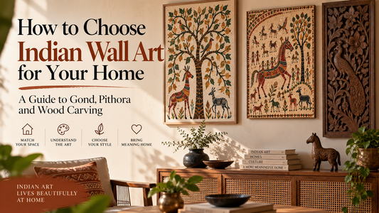 How to Choose Indian Wall Art for Your Home: A Guide to Gond, Pithora and Wood Carving