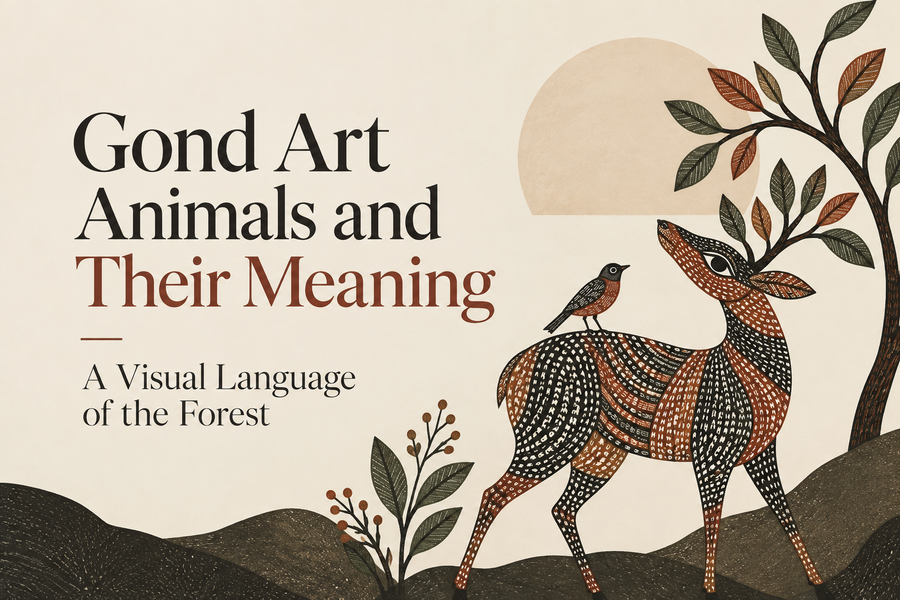 Gond Art Animals and Their Meaning: A Visual Language of the Forest