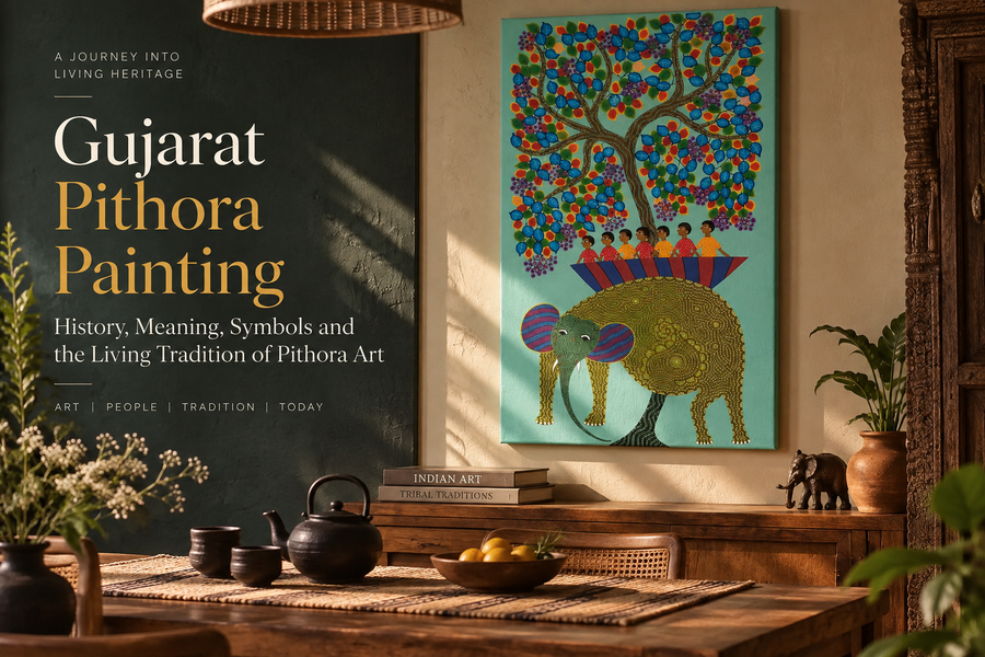 Gujarat Pithora Painting: History, Meaning, Symbols and the Living Tradition of Pithora Art