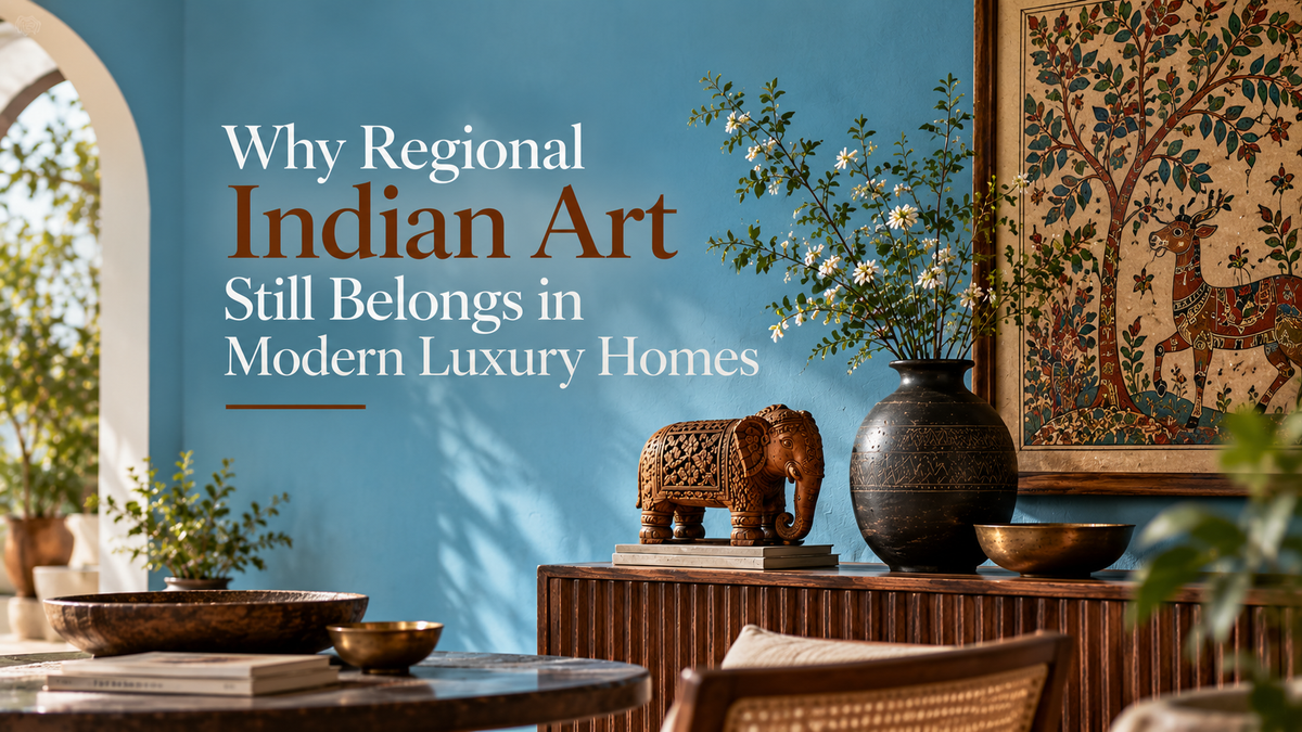 Why Regional Indian Art Still Belongs in Modern Luxury Homes