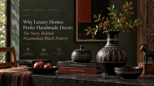 Why Luxury Homes Prefer Handmade Decor: The Story Behind Nizamabad Black Pottery