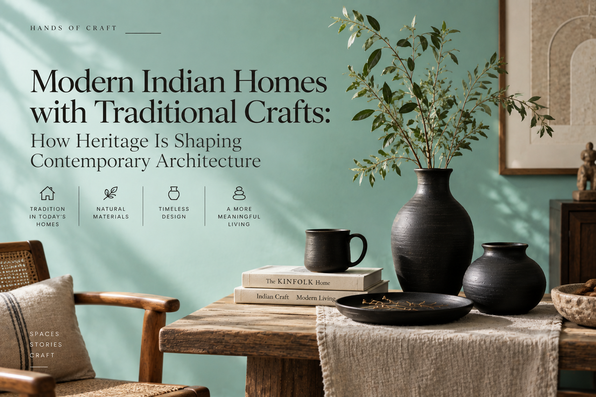 Modern Indian Homes with Traditional Crafts: How Heritage Is Shaping Contemporary Architecture