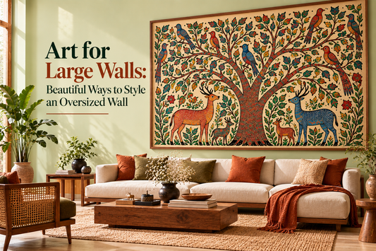 Art for Large Walls: Beautiful Ways to Style an Oversized Wall