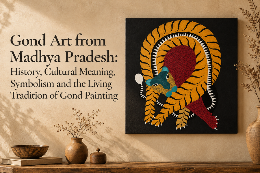 Gond Art from Madhya Pradesh: History, Cultural Meaning, Symbolism and the Living Tradition of Gond Painting
