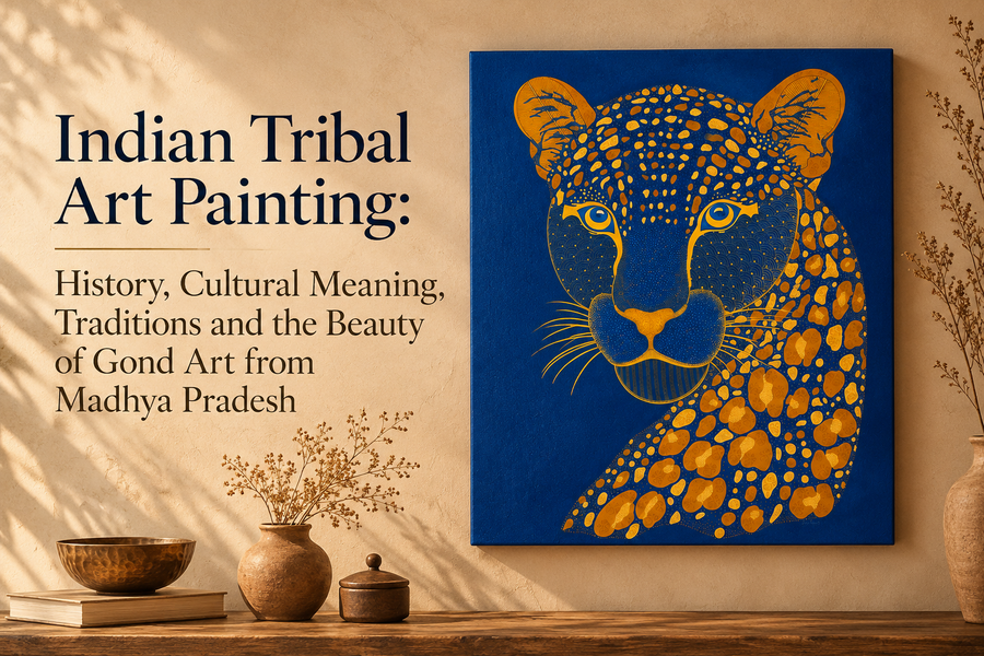 Indian Tribal Art Painting: History, Cultural Meaning, Traditions and the Beauty of Gond Art from Madhya Pradesh