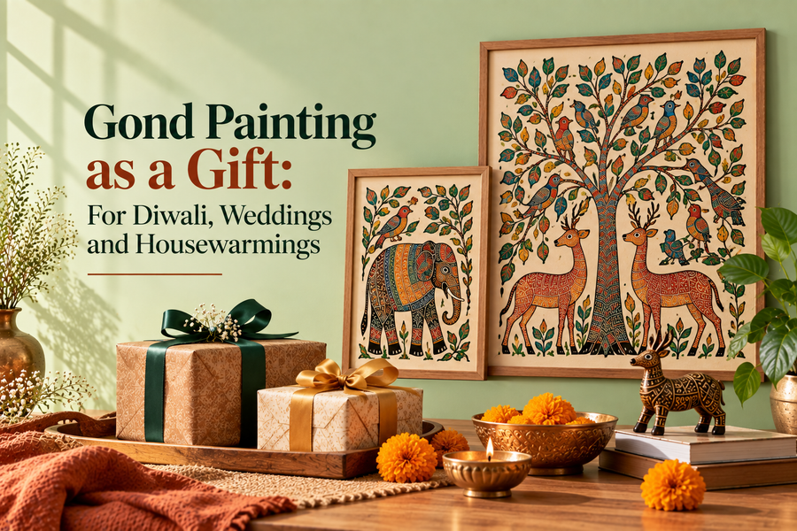 Gond Painting as a Gift: For Diwali, Weddings and Housewarmings