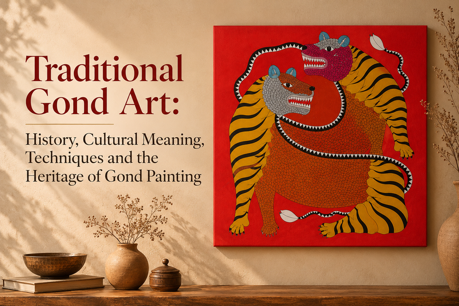 Traditional Gond Art: History, Cultural Meaning, Techniques and the Heritage of Gond Painting