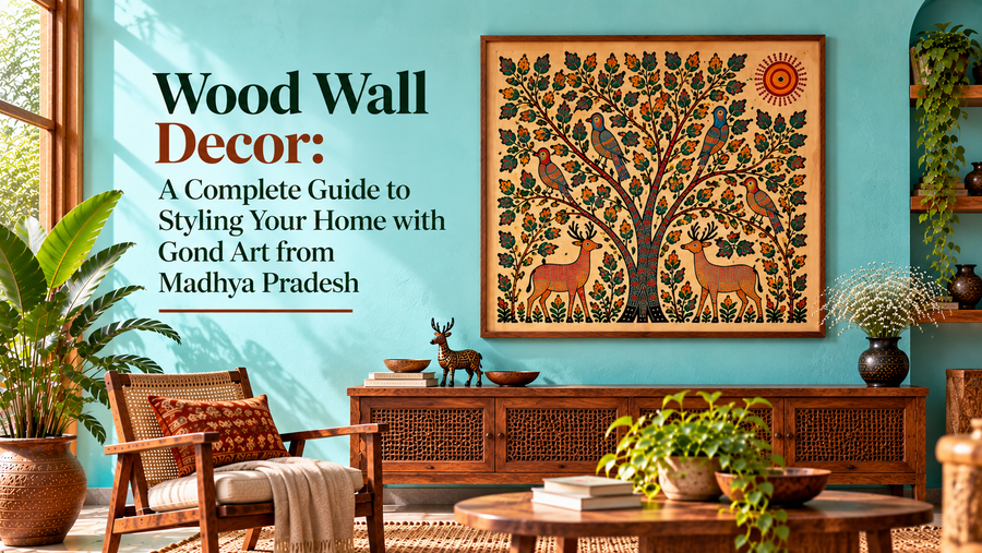 Wood Wall Decor: A Complete Guide to Styling Your Home with Gond Art from Madhya Pradesh