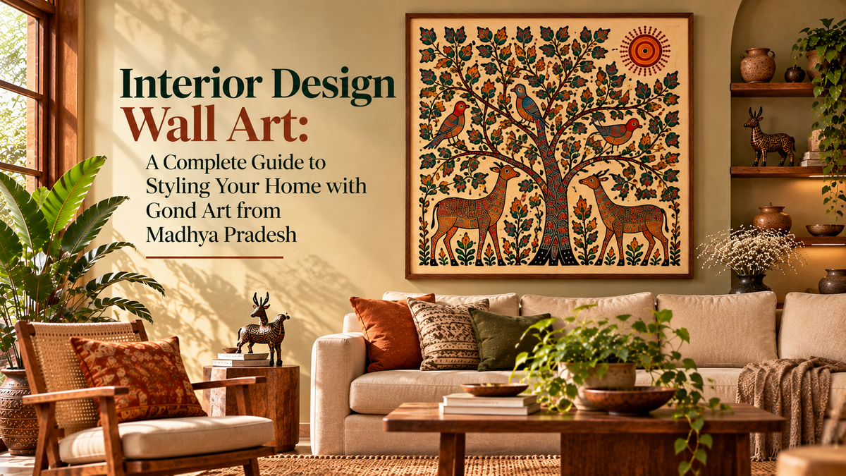 Interior Design Wall Art: A Complete Guide to Styling Your Home with Gond Art from Madhya Pradesh