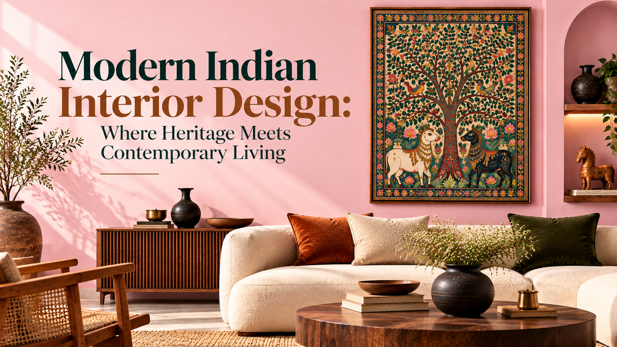 Modern Indian Interior Design: Where Heritage Meets Contemporary Living