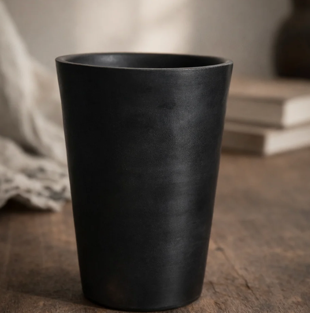 Tumblers & Goblets Black Pottery of Nizamabad, Azamgarh | Handcrafted