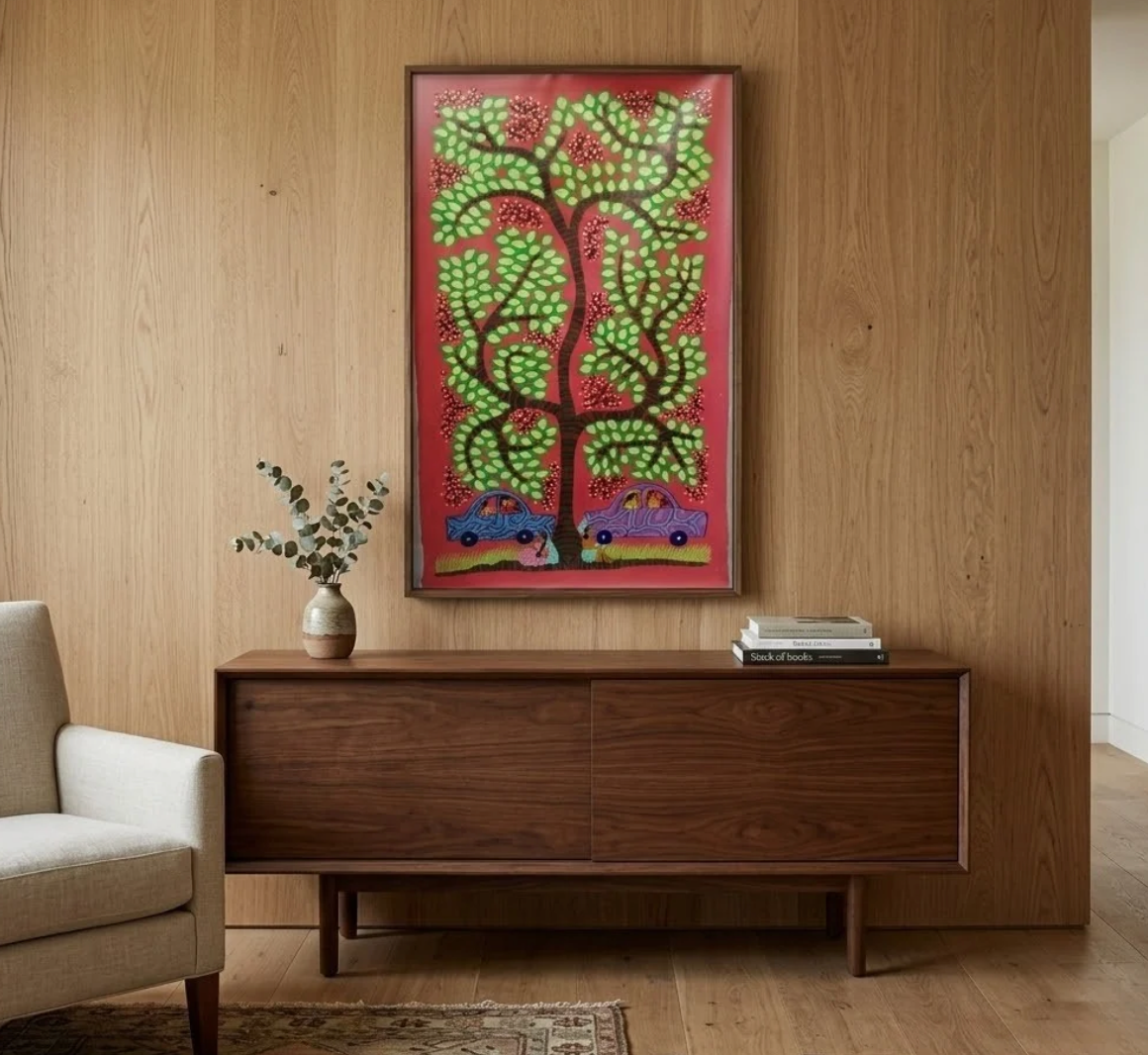 Tree and Forest Pithora Paintings of Chhota Udaipur, Gujarat