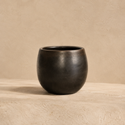 Belly Cup of Black Pottery– Handcrafted | Nizamabad, Azamgarh Terracotta Art