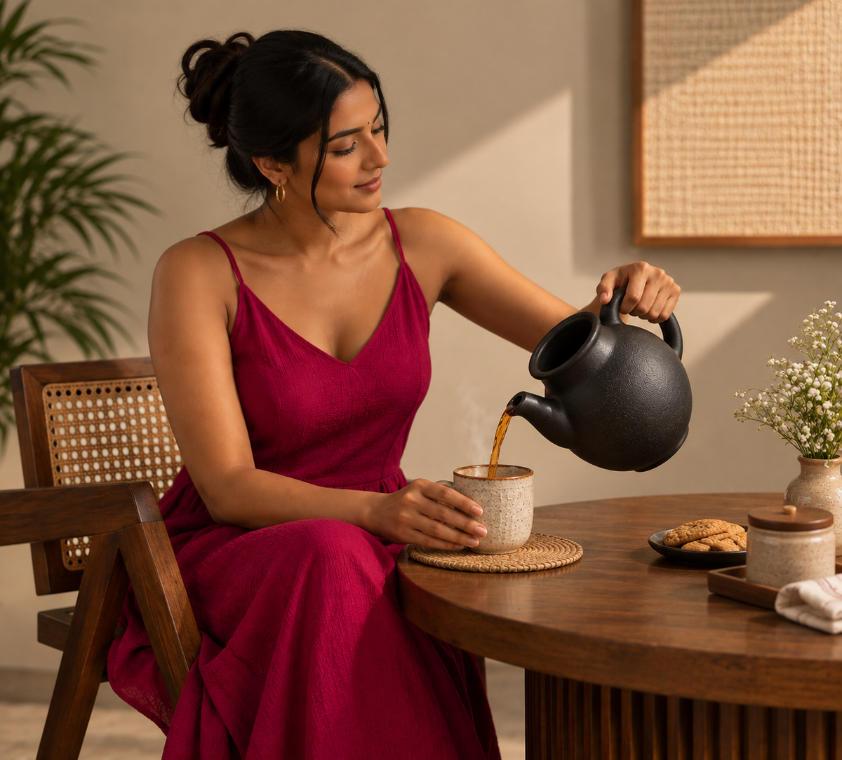 Ebony Pour | Teapot, Black Pottery | Nizamabad, Azamgarh