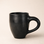 Classic Black Pottery Mug – Handcrafted Clay Coffee Cup | Azamgarh Terracotta Art