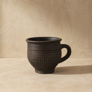 Rustic Cup Black Pottery– Handcrafted | Nizamabad, Azamgarh Terracotta Art