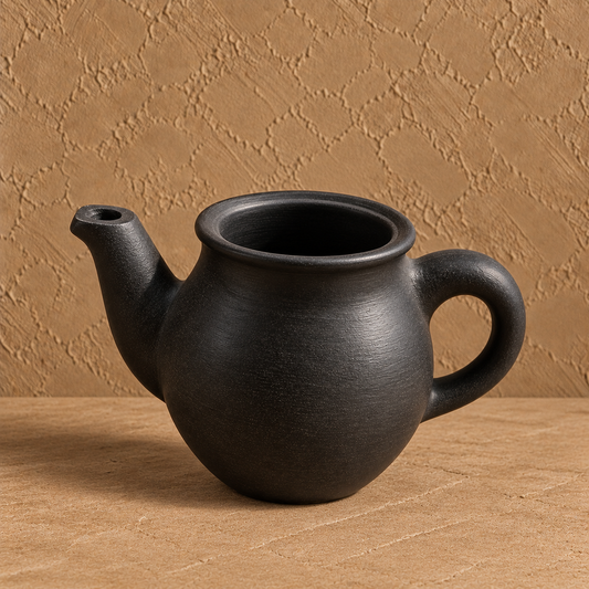 Ebony Pour | Teapot, Black Pottery | Nizamabad, Azamgarh