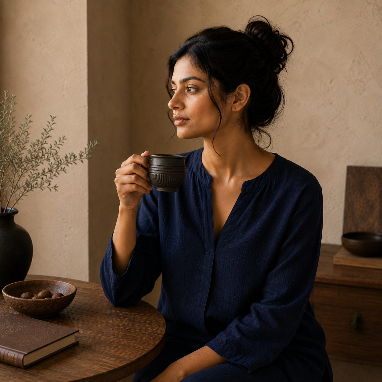 Rustic Cup Black Pottery– Handcrafted | Nizamabad, Azamgarh Terracotta Art