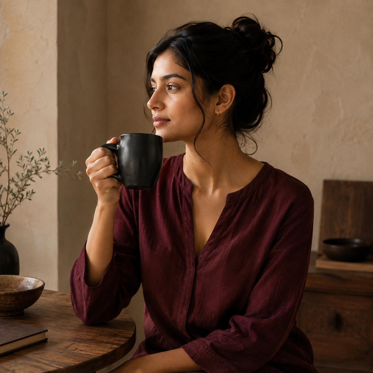 Classic Coffee Mug of Black Pottery– Handcrafted | Nizamabad, Azamgarh Terracotta Art