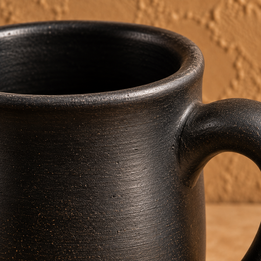 Midnight Classic | Coffee Mug, Black Pottery | Nizamabad, Azamgarh