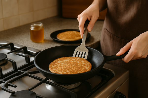Naturally non-stick, no chemicals