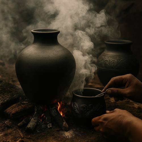 Natural Black Firing